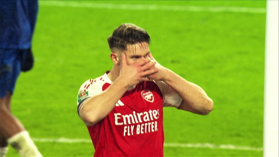 世界杯直播-8场4球2助,哲凯赖什当选阿森纳1月最佳球员